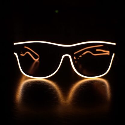 Šviečiantys LED akiniai